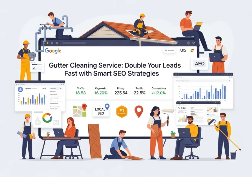 gutter cleaning service seo.
