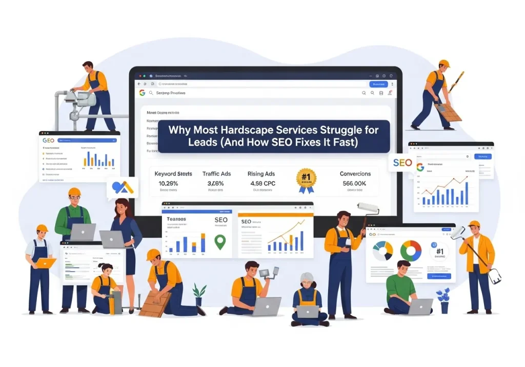 hardscape services seo leads.