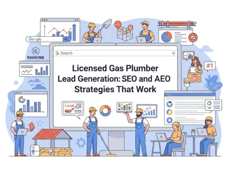 licensed gas plumber seo lead generation.