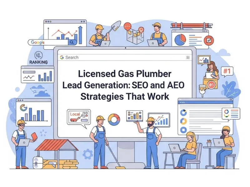 licensed gas plumber seo lead generation.