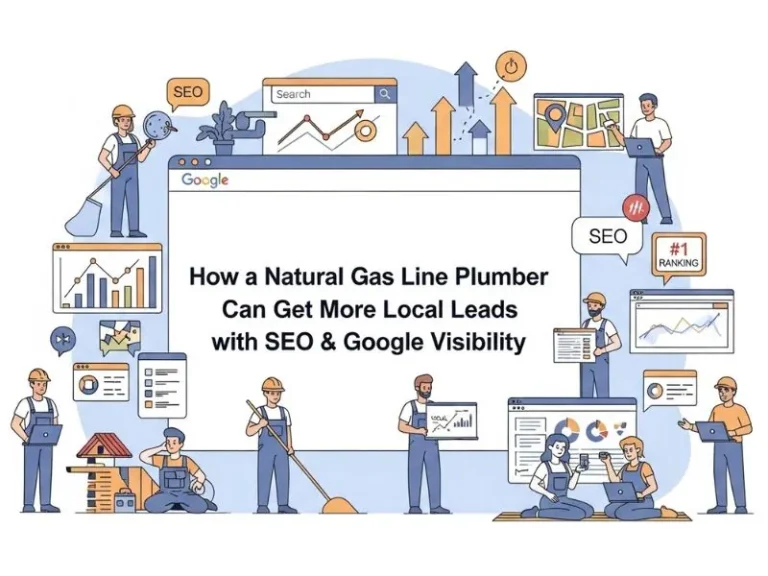 gas line plumber seo local leads.