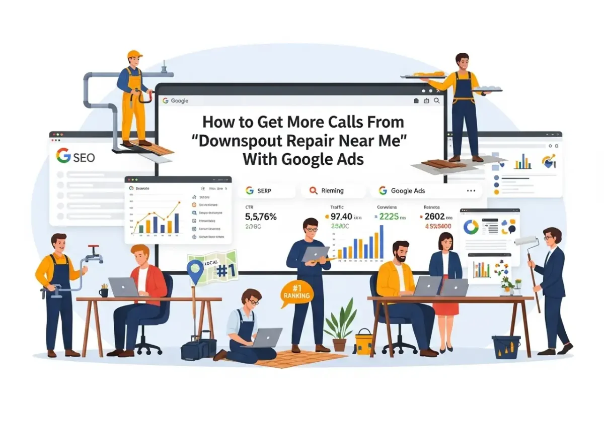 downspout repair seo leads.