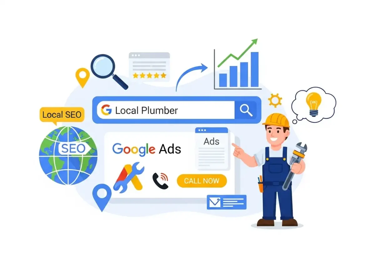local plumber seo agency strategy.