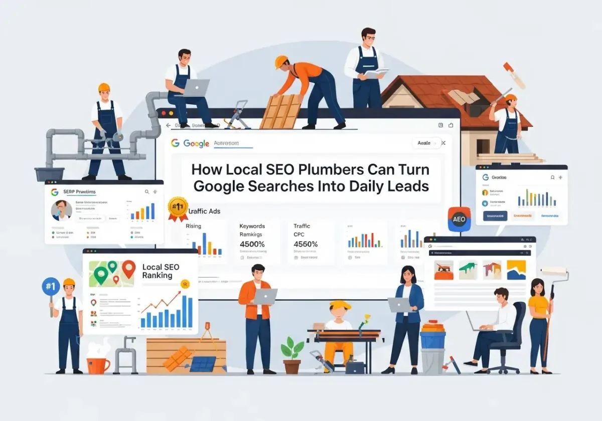 local seo plumbers leads strategy.