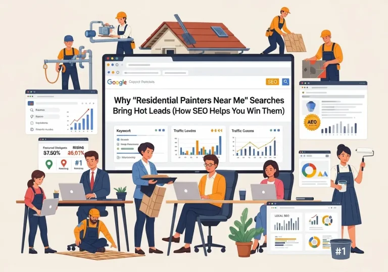 residential painters seo marketing.