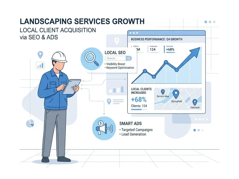 landscaping seo services strategy.