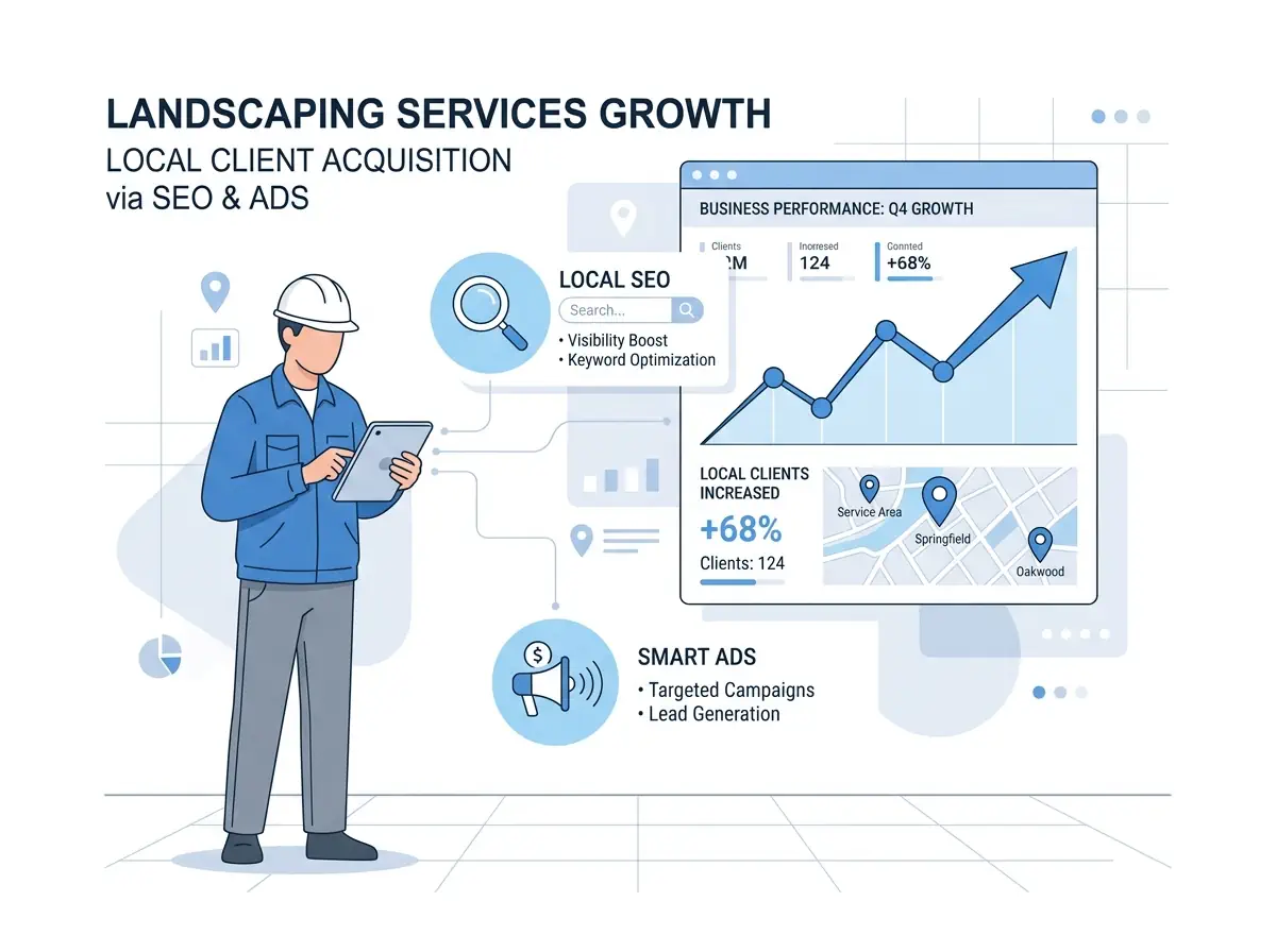 landscaping seo services strategy.