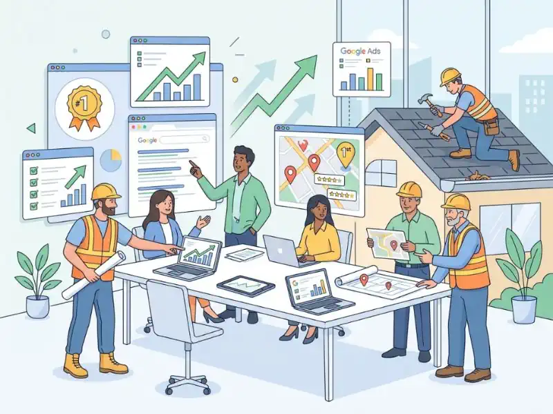 local seo for roofing companies roi gap.