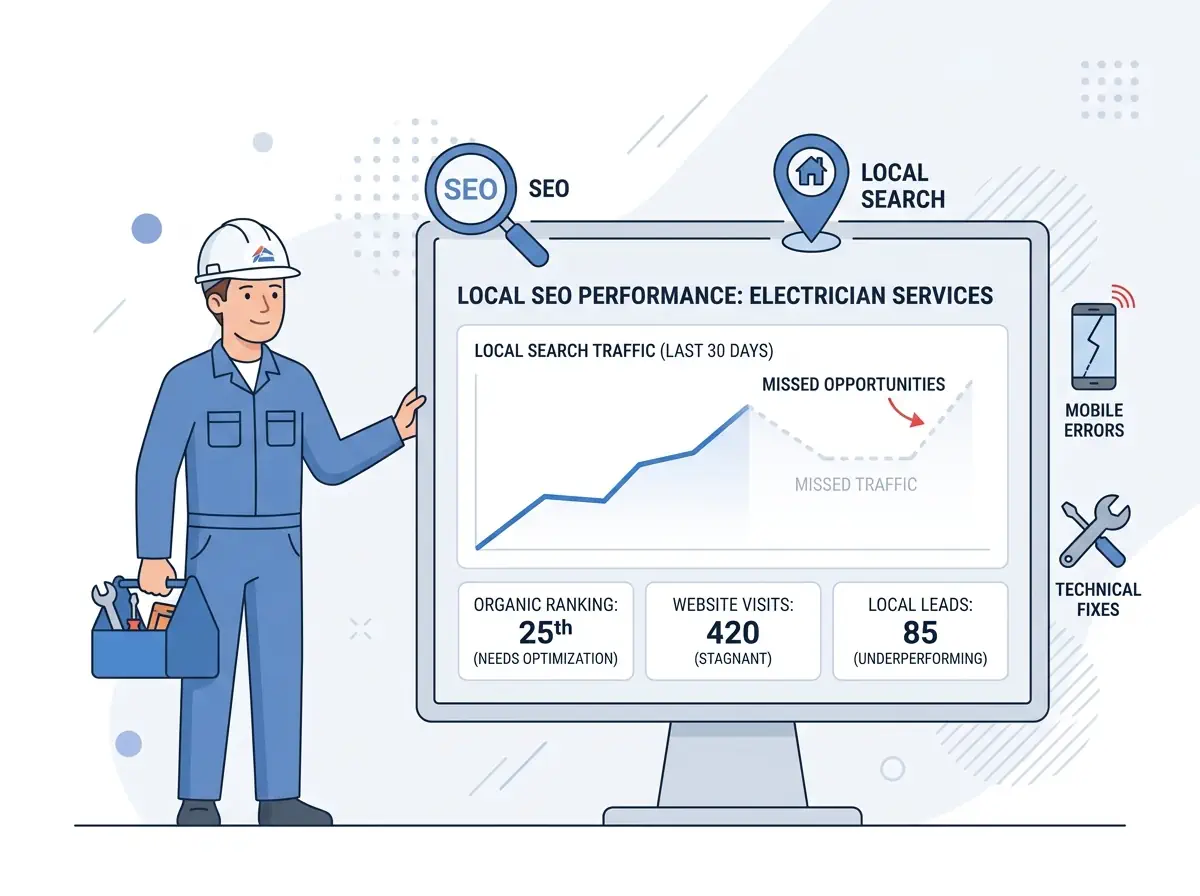 seo for electricians local strategy.