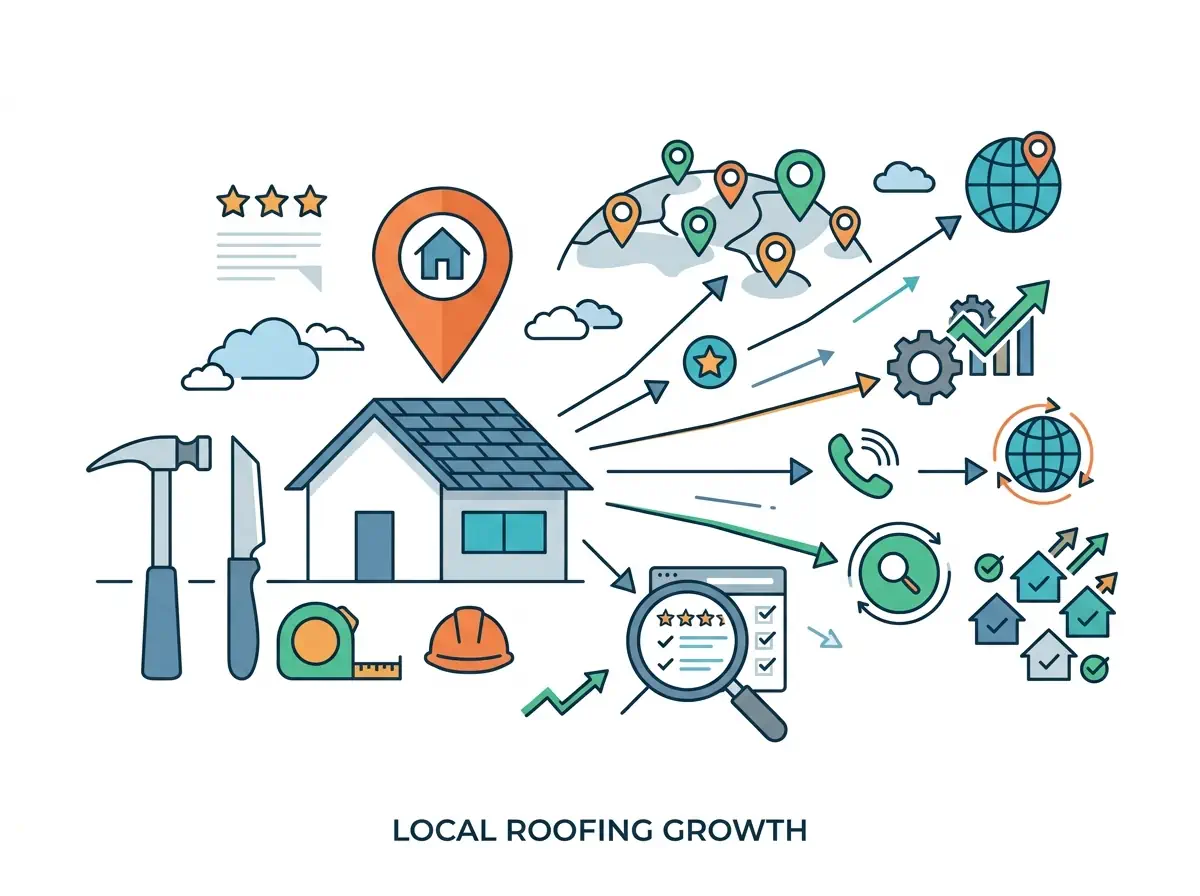 local seo for roofers ranking.