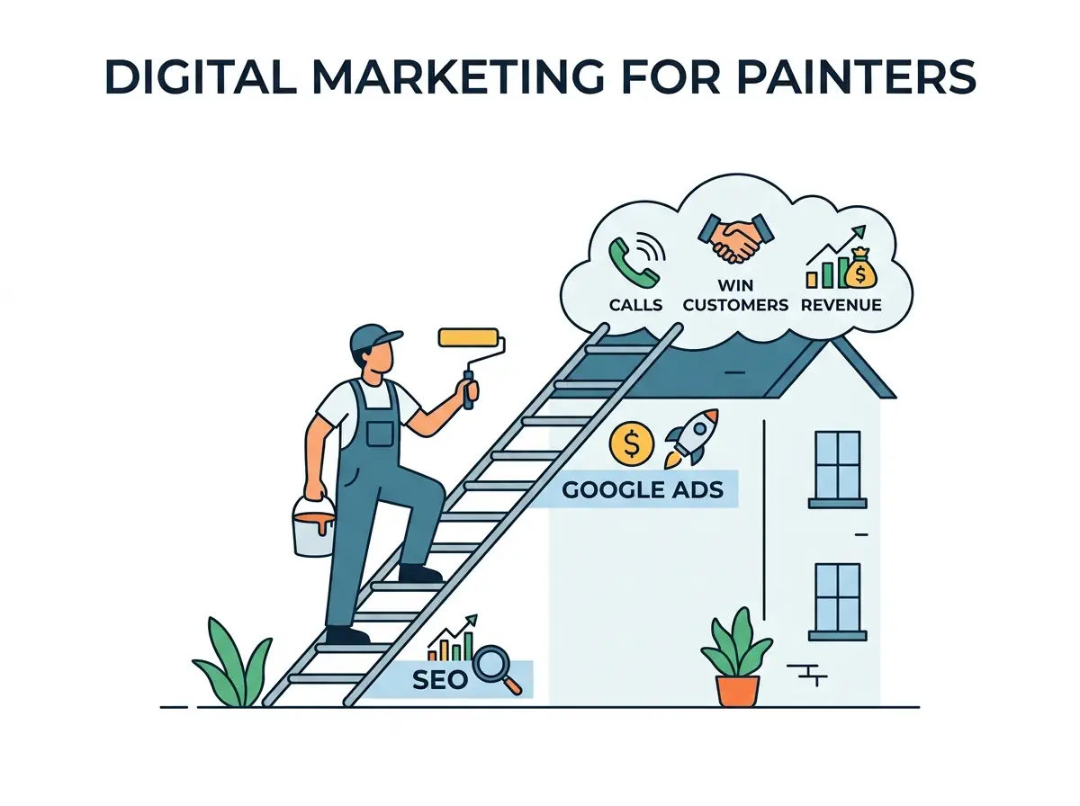 digital marketing for painters strategy.