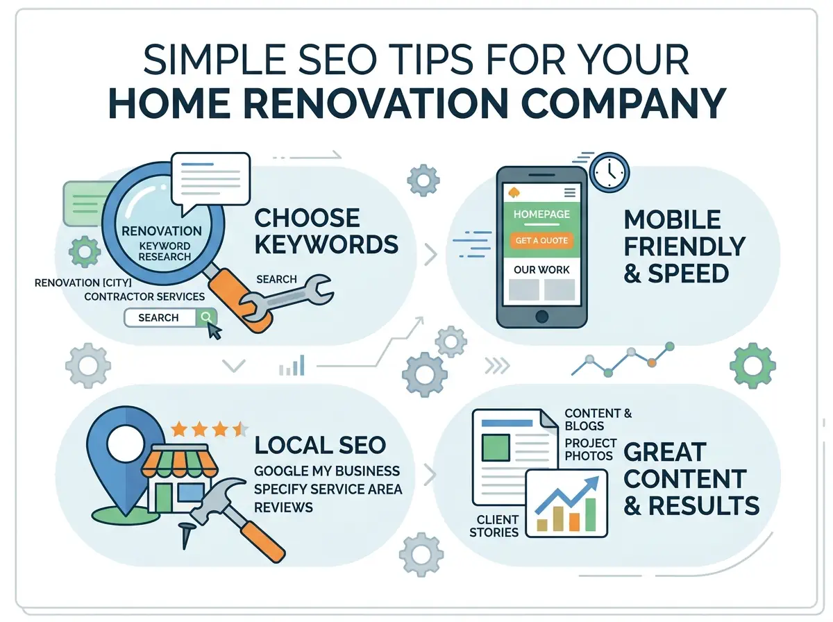 home remodeler SEO tips guide.