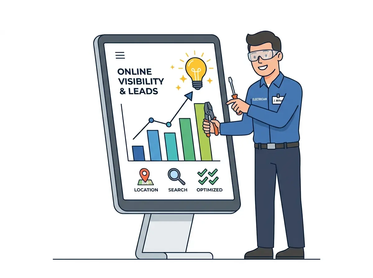electrician seo services strategy.