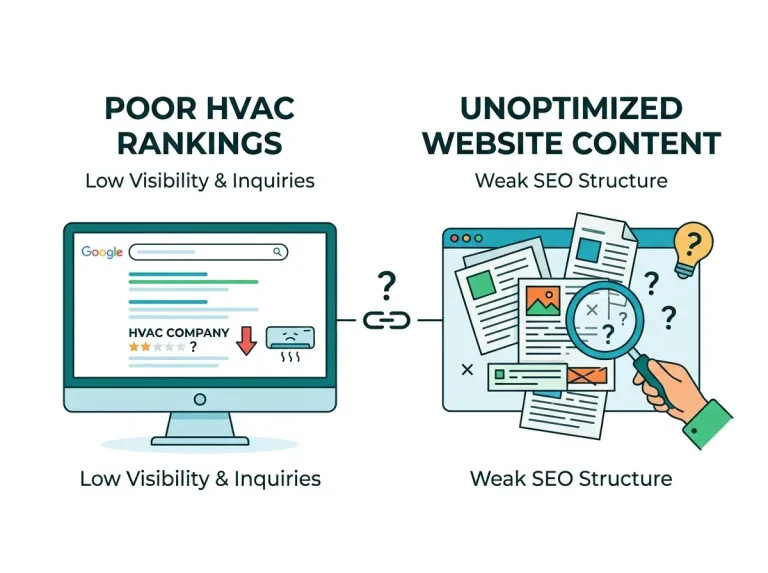 content seo strategy for HVAC.