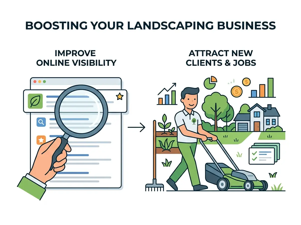 seo for landscaping company growth.